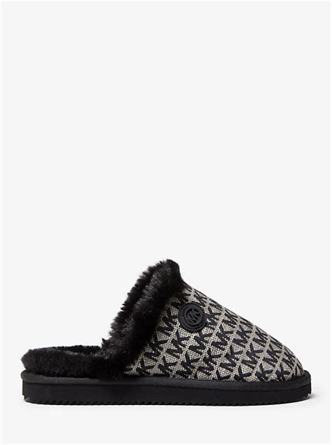 michael kors janis damespantoffels|Janis Faux Fur Slipper .